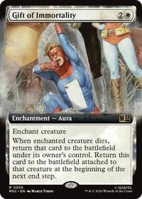 Gift of Immortality (Extended Art) - Commander: Marvel Super Heroes - Magic: The Gathering card