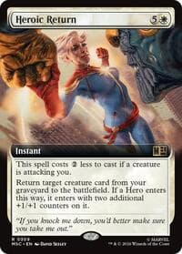 Heroic Return (Extended Art) - Commander: Marvel Super Heroes - Magic: The Gathering card