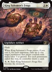 King Solomon's Frogs (Extended Art) - Commander: Marvel Super Heroes - Magic: The Gathering card