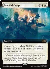 Martial Coup (Extended Art) - Commander: Marvel Super Heroes - Magic: The Gathering card