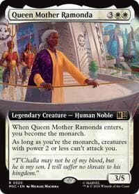 Queen Mother Ramonda (Extended Art) - Commander: Marvel Super Heroes - Magic: The Gathering card