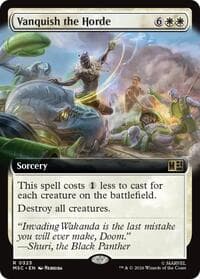Vanquish the Horde (Extended Art) - Commander: Marvel Super Heroes - Magic: The Gathering card