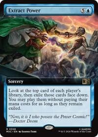Extract Power (Extended Art) - Commander: Marvel Super Heroes - Magic: The Gathering card