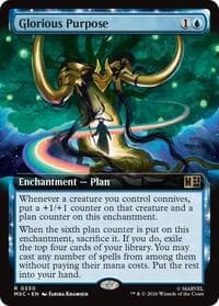 Glorious Purpose (Extended Art) - Commander: Marvel Super Heroes - Magic: The Gathering card