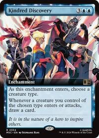 Kindred Discovery (Extended Art) - Commander: Marvel Super Heroes - Magic: The Gathering card