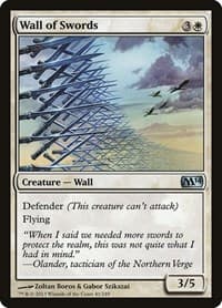 Wall of Swords - Magic 2014 (M14) - Magic: The Gathering card