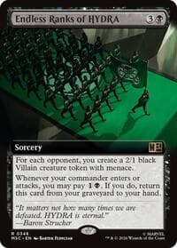 Endless Ranks of HYDRA (Extended Art) - Commander: Marvel Super Heroes - Magic: The Gathering card