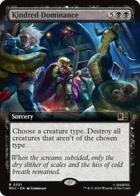 Kindred Dominance (Extended Art) - Commander: Marvel Super Heroes - Magic: The Gathering card