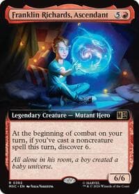 Franklin Richards, Ascendant (Extended Art) - Commander: Marvel Super Heroes - Magic: The Gathering card