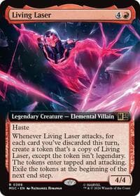 Living Laser (Extended Art) - Commander: Marvel Super Heroes - Magic: The Gathering card