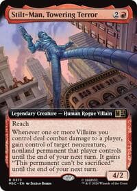 Stilt-Man, Towering Terror (Extended Art) - Commander: Marvel Super Heroes - Magic: The Gathering card
