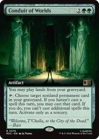 Conduit of Worlds (Extended Art) - Commander: Marvel Super Heroes - Magic: The Gathering card