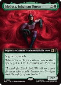 Medusa, Inhuman Queen (Extended Art) - Commander: Marvel Super Heroes - Magic: The Gathering card