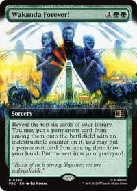 Wakanda Forever! (Extended Art) - Commander: Marvel Super Heroes - Magic: The Gathering card