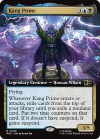 Kang Prime (Extended Art) - Commander: Marvel Super Heroes - Magic: The Gathering card