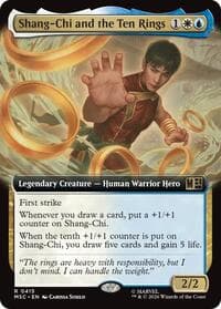 Shang-Chi and the Ten Rings (Extended Art) - Commander: Marvel Super Heroes - Magic: The Gathering card