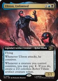 Ultron, Unlimited (Extended Art) - Commander: Marvel Super Heroes - Magic: The Gathering card