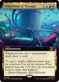 Whirlwind of Thought (Extended Art) - Commander: Marvel Super Heroes - Magic: The Gathering card