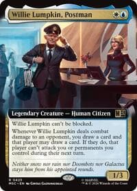 Willie Lumpkin, Postman (Extended Art) - Commander: Marvel Super Heroes - Magic: The Gathering card
