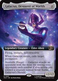 Galactus, Devourer of Worlds (Extended Art) - Commander: Marvel Super Heroes - Magic: The Gathering card
