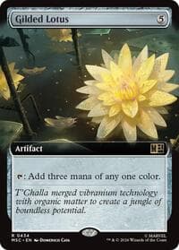Gilded Lotus (Extended Art) - Commander: Marvel Super Heroes - Magic: The Gathering card