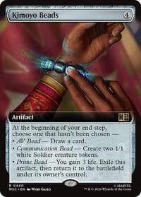 Kimoyo Beads (Extended Art) - Commander: Marvel Super Heroes - Magic: The Gathering card