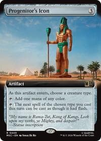 Progenitor's Icon (Extended Art) - Commander: Marvel Super Heroes - Magic: The Gathering card