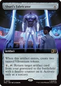 Shuri's Fabricator (Extended Art) - Commander: Marvel Super Heroes - Magic: The Gathering card
