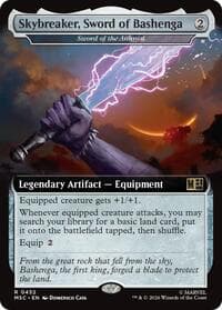 Skybreaker, Sword of Bashenga - Sword of the Animist (Extended Art) - Commander: Marvel Super Heroes - Magic: The Gathering card