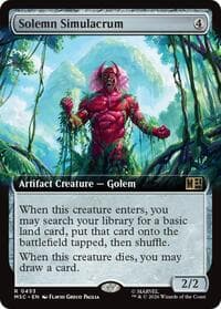 Solemn Simulacrum (Extended Art) - Commander: Marvel Super Heroes - Magic: The Gathering card