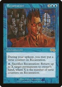 Recantation - Urza's Saga - Magic: The Gathering card