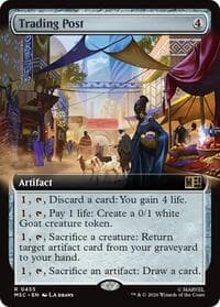 Trading Post (Extended Art) - Commander: Marvel Super Heroes - Magic: The Gathering card
