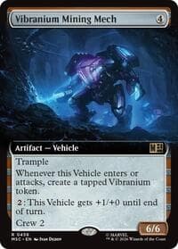 Vibranium Mining Mech (Extended Art) - Commander: Marvel Super Heroes - Magic: The Gathering card