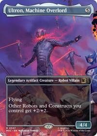 Ultron, Machine Overlord (Borderless) - Commander: Marvel Super Heroes - Magic: The Gathering card