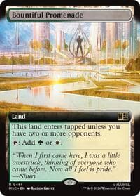 Bountiful Promenade (Extended Art) - Commander: Marvel Super Heroes - Magic: The Gathering card