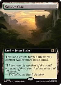 Canopy Vista (Extended Art) - Commander: Marvel Super Heroes - Magic: The Gathering card