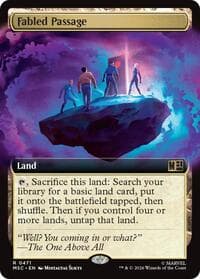 Fabled Passage (Extended Art) - Commander: Marvel Super Heroes - Magic: The Gathering card