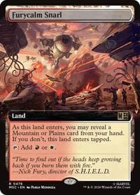 Furycalm Snarl (Extended Art) - Commander: Marvel Super Heroes - Magic: The Gathering card