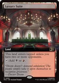 Luxury Suite (Extended Art) - Commander: Marvel Super Heroes - Magic: The Gathering card