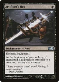 Artificer's Hex - Magic 2014 (M14) - Magic: The Gathering card