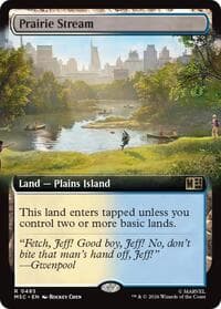 Prairie Stream (Extended Art) - Commander: Marvel Super Heroes - Magic: The Gathering card