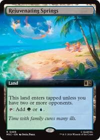 Rejuvenating Springs (Extended Art) - Commander: Marvel Super Heroes - Magic: The Gathering card