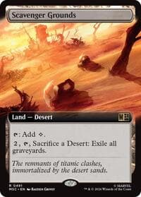 Scavenger Grounds (Extended Art) - Commander: Marvel Super Heroes - Magic: The Gathering card