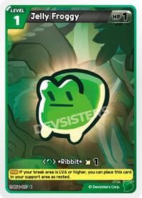 Jelly Froggy (Ver. 2) - Age of Heroes and Kingdoms - CookieRun: Braverse TCG card
