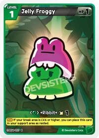 Jelly Froggy (Ver. 3) - Age of Heroes and Kingdoms - CookieRun: Braverse TCG card