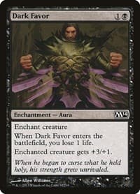 Dark Favor - Magic 2014 (M14) - Magic: The Gathering card