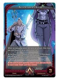Accelerated Decay - The Vault Trials - Alpha Clash card