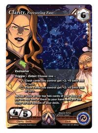 Clarity, Foreseeing Fate - The Vault Trials - Alpha Clash card