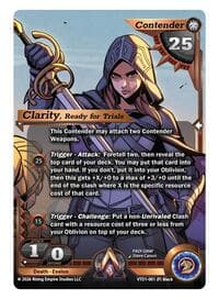 Clarity, Ready for Trials - The Vault Trials - Alpha Clash card
