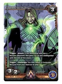 Clarity, the Challenger - The Vault Trials - Alpha Clash card